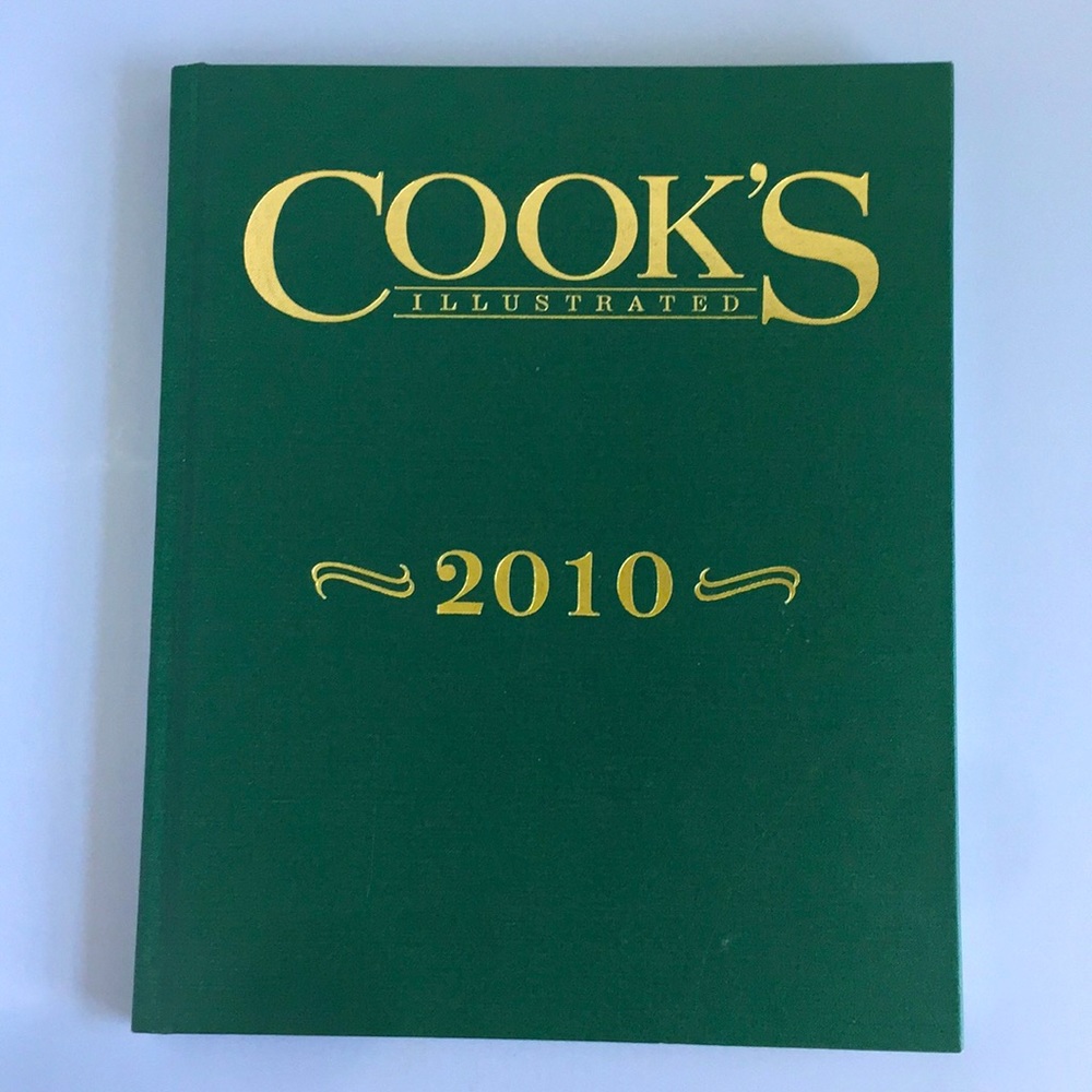 Cook's Illustrated Hardcover 2010 Recipe Book